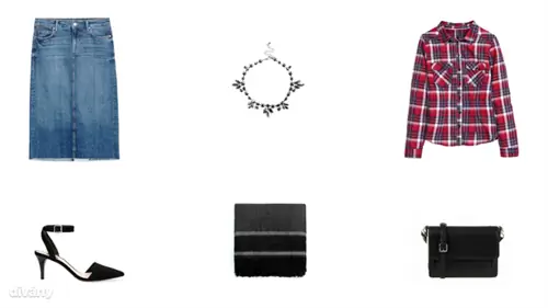 Юбка - 9995 форинтов (Zara), ожерелье - 12 форинтов (Asos), рубашка - 5990 форинтов (H&M), туфли - 7995 форинтов (Mango), шарф - 5995 форинтов (Mango), сумка - 8995 форинтов (Parfois) Юбка - 9995 форинтов (Zara), ожерелье - 12 форинтов (Asos), рубашка - 5990 форинтов (H&M), туфли - 7995 форинтов (Mango), шарф - 5995 форинтов (Mango), сумка - 8995 форинтов (Parfois)