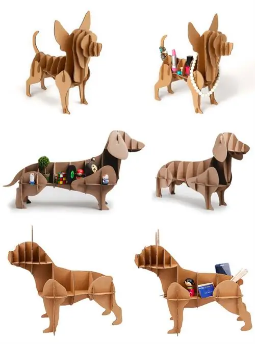 Органайзер для собак из картона 3D Chucho 03 Органайзер для собак из картона 3D Chucho 03