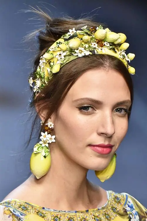 Так выглядят лимонные украшения от Dolce & Gabbana Так выглядят лимонные украшения от Dolce & Gabbana