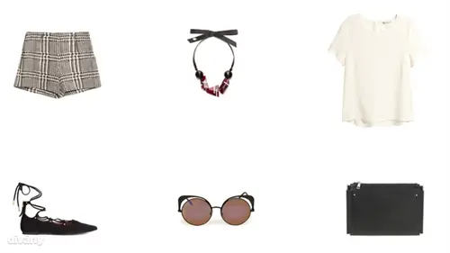 Шорты - 2995 HUF (Zara), ожерелье - 5595 HUF (Mango), топ - 5990 HUF (H&M), туфли - 9990 HUF (H&M), солнцезащитные очки - 20 HUF (Topshop), сумка - 5995 HUF (Parfois) Шорты - 2995 HUF (Zara), ожерелье - 5595 HUF (Mango), топ - 5990 HUF (H&M), туфли - 9990 HUF (H&M), солнцезащитные очки - 20 HUF (Topshop), сумка - 5995 HUF (Parfois)
