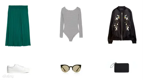 Юбка - 5990 HUF (H&M), боди - 4595 HUF (Mango), куртка - 22995 HUF (Zara), обувь - 6990 HUF (H&M), солнцезащитные очки - 16 HUF (Topshop), сумка - 2295 HUF (Mango) Юбка - 5990 HUF (H&M), боди - 4595 HUF (Mango), куртка - 22995 HUF (Zara), обувь - 6990 HUF (H&M), солнцезащитные очки - 16 HUF (Topshop), сумка - 2295 HUF (Mango)
