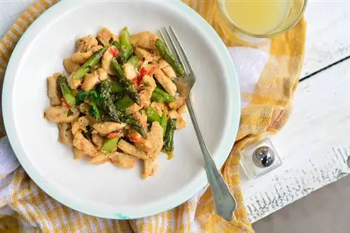 спаржа курица 2 маленькие