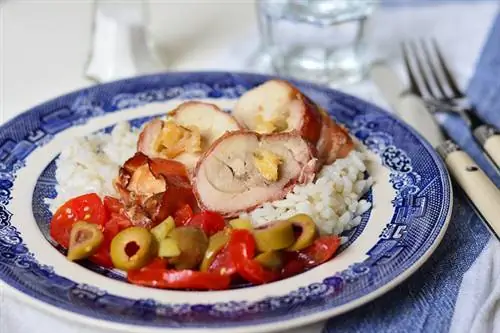 курица с ветчиной 2