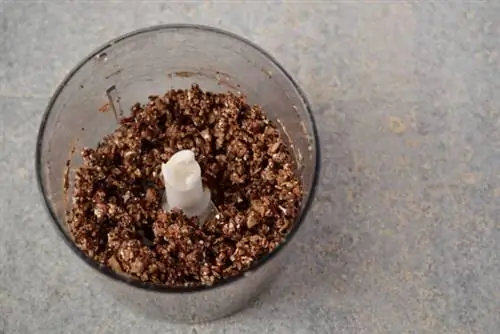 И после измельчения