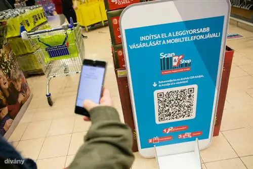 При входе в магазин необходимо начать с этого кода, после чего продукты могут прийти