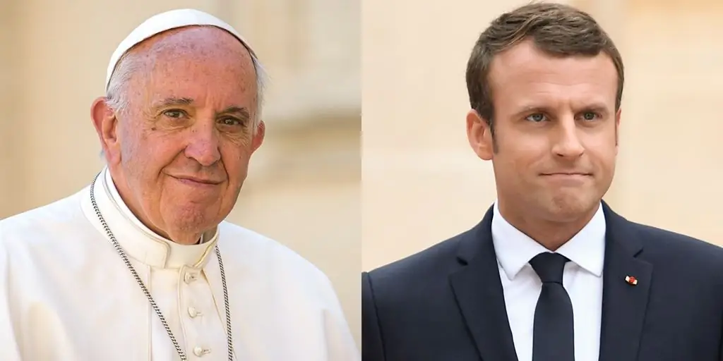 Папа Франциск и Эммануэль Макрон обсуждают климат после выхода США из Парижского соглашения