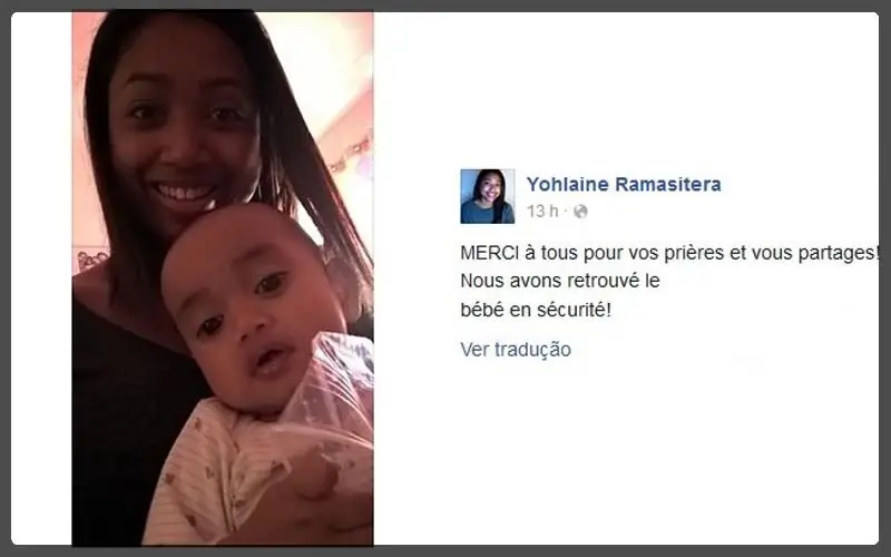 Среди ужасов Ниццы позитивная история: мать и ребенок воссоединились