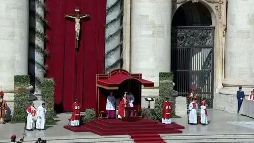 Папа Франциск: «Желаю вам страстной недели в созерцании тайны Иисуса Христа»