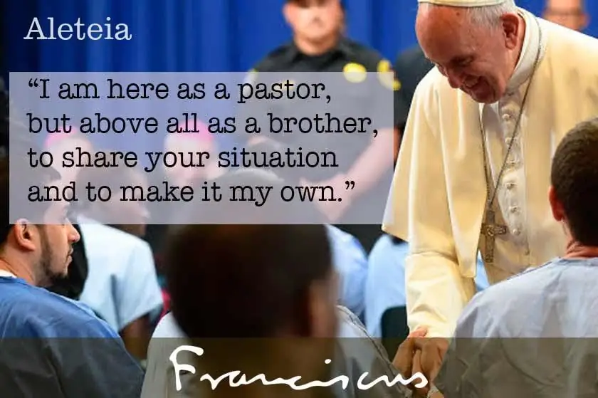 Папа осуждает тюремные системы, которые Don't «предлагают новые возможности»