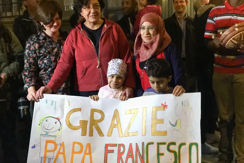 Алетейя встретила сирийского беженца, недавно прибывшего в Рим