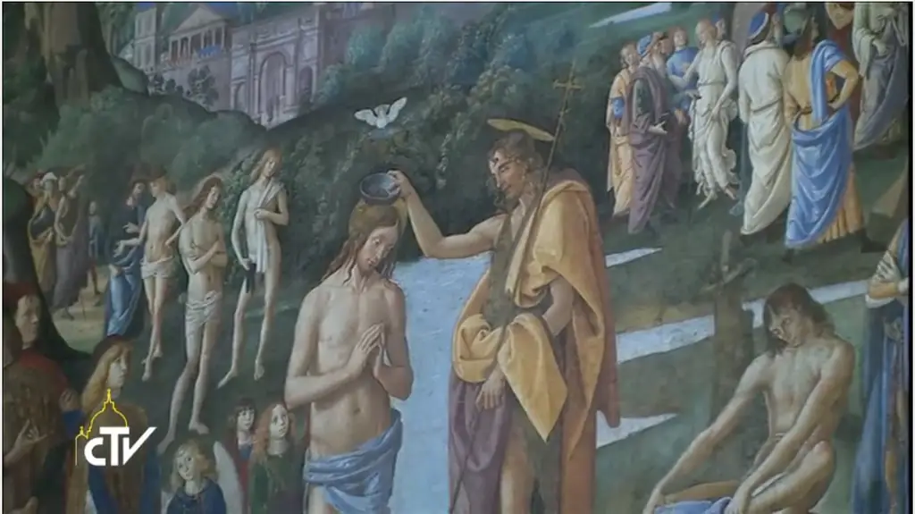 крещение Иисуса в Иордании