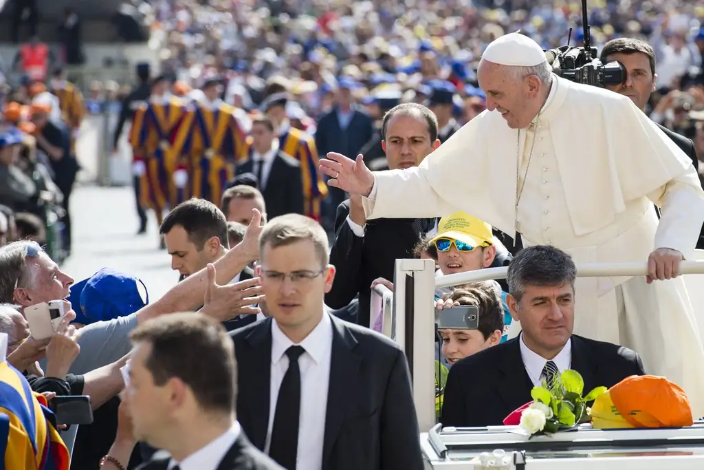 Аудиенция Папы Франциска в юбилейный год милосердия 30 апреля 2016 г