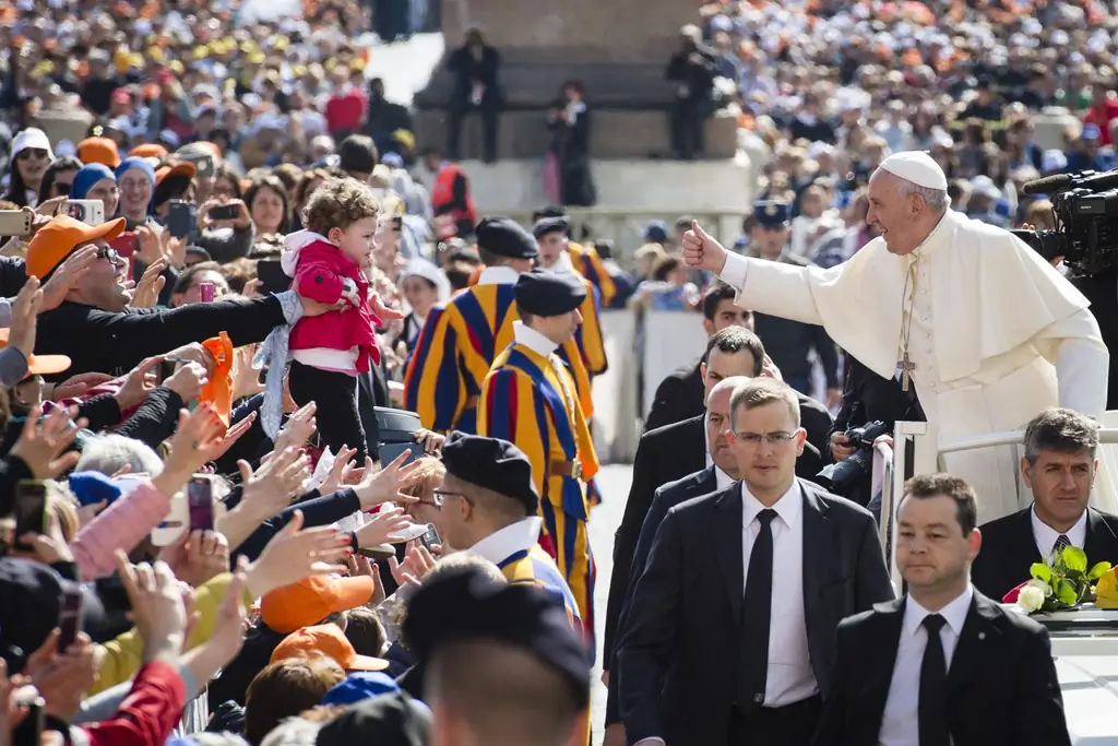 Аудиенция Папы Франциска в юбилейный год милосердия 30 апреля 2016 г