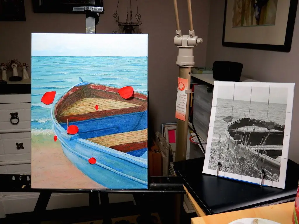 голубые лодочки маки