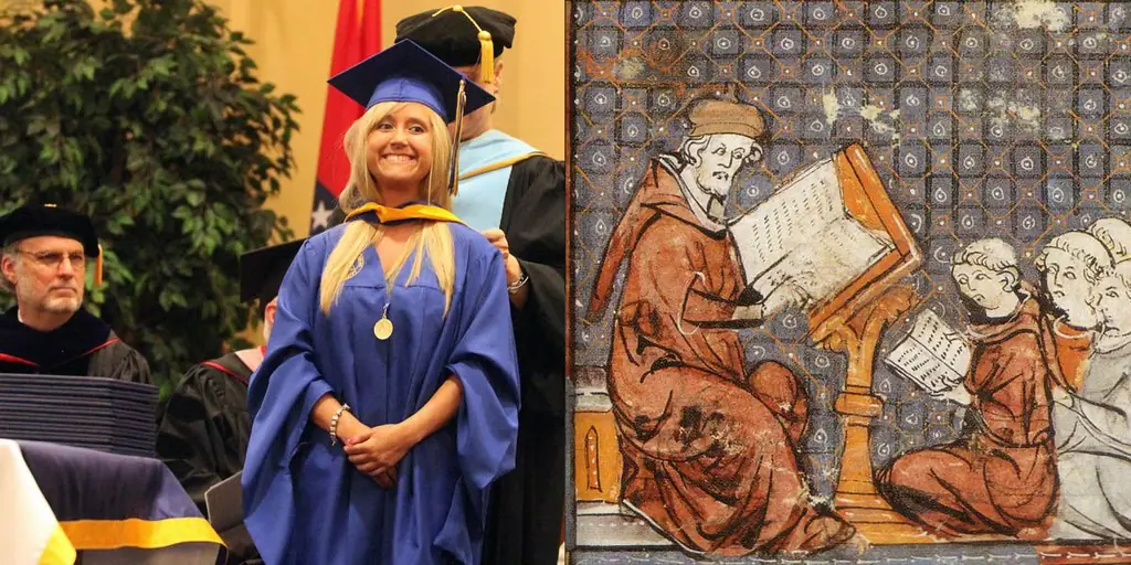 Католическая история шапочки и мантии выпускника