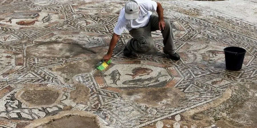 Строительство музея мозаик привело к открытию еще одной древней мозаики