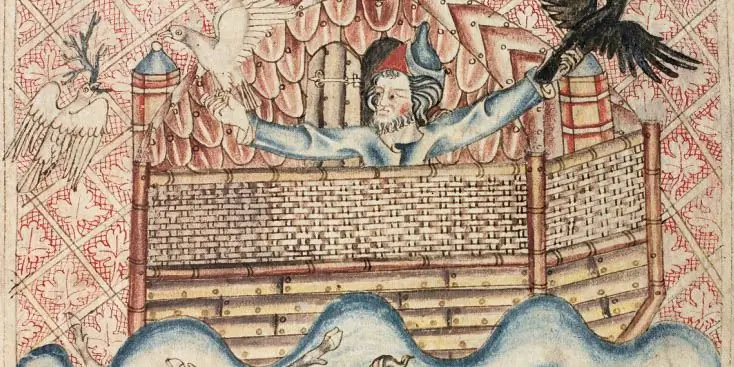 Эта библейская книжка с картинками 14 века была создана для неграмотных