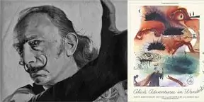 Давно потерянные иллюстрации Сальвадора Дали для 'Алиса в стране чудес' переиздан