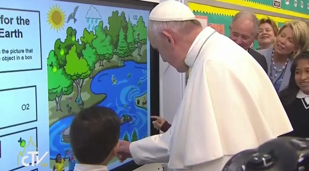 сенсорный экран папы