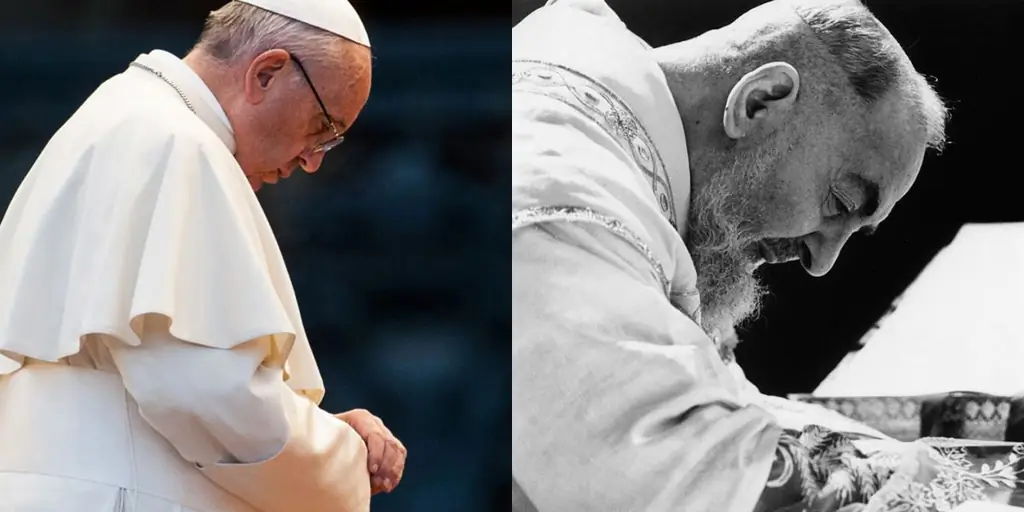 Padre Pio' рецепт радости, по словам Папы Франциска