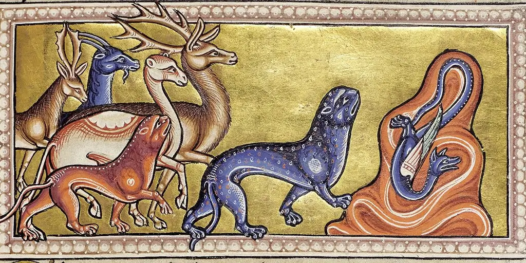 Любопытное значение пантер в христианском средневековом искусстве