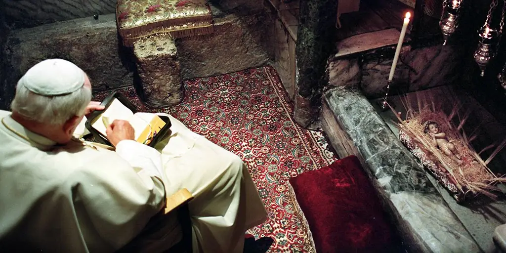 Иоанн Павел II's молитва Младенцу Иисусу на Рождество