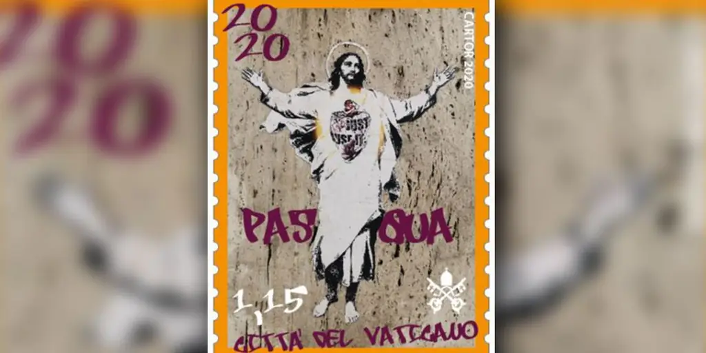 На пасхальной марке Ватикана будет изображено уличное искусство