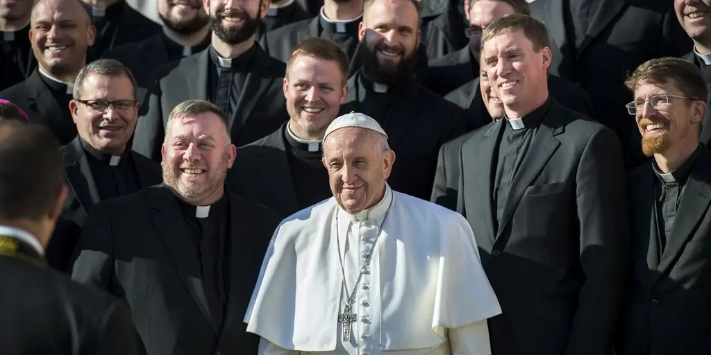 На сегодняшнем празднике's молитесь за священников, особенно Папу Франциска