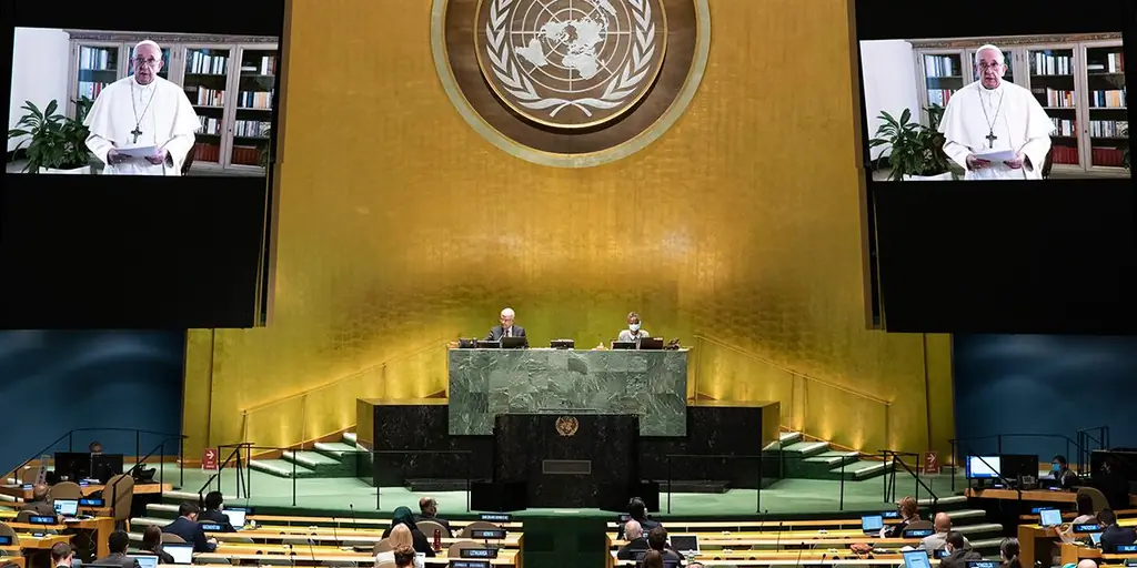 Полный текст: Обращение Папы's к ООН