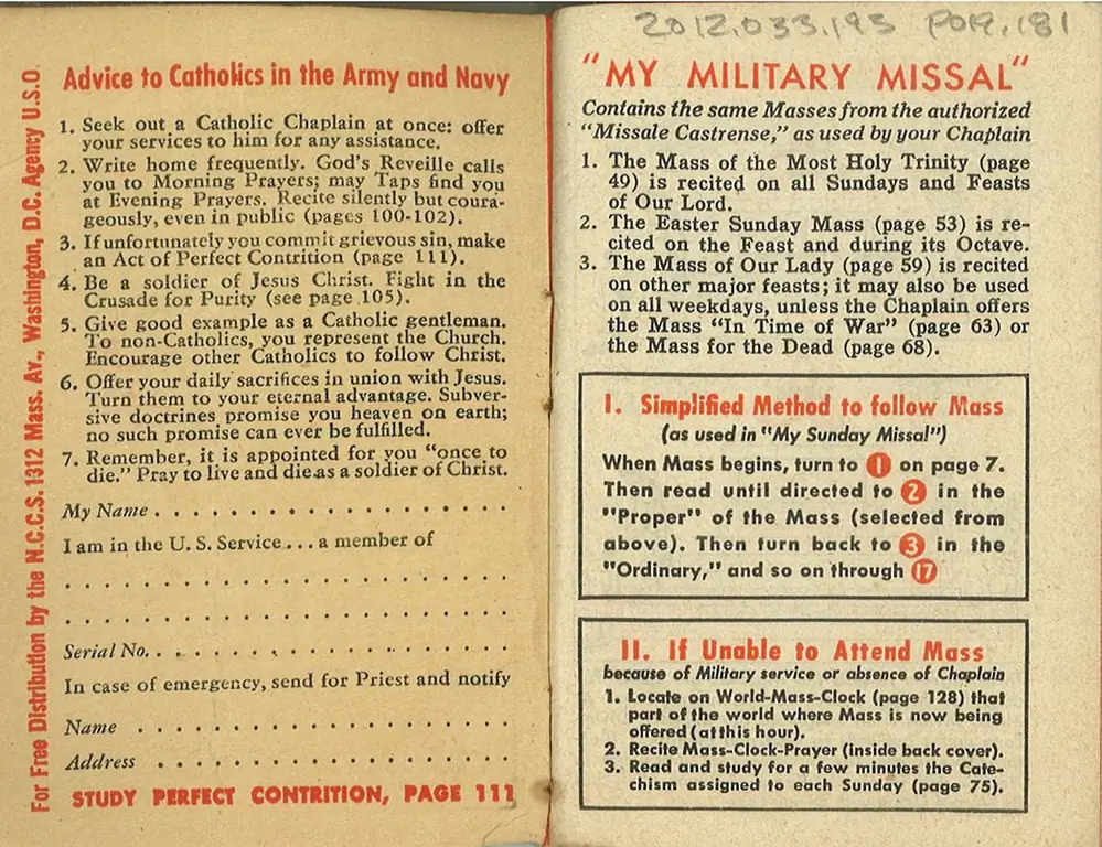 ВОЕННЫЙ МИССАЛ