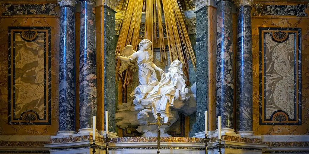 СТАТУЯ ЭКСТАСИ СВЯТОЙ ТЕРЕЗЫ