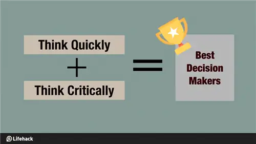 Как мыслить быстро, но критически, чтобы принимать правильные решения