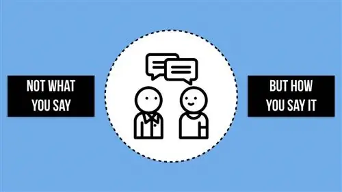Неважно, что вы говорите, первое, на что люди обращают внимание, это только то, как вы это говорите