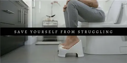 Сэкономьте 50 % времени, проведенного в туалете, с помощью этого дешевого, но эффективного табурета