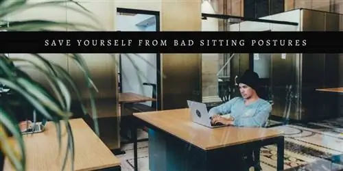 Вы проводите 5 часов сидя каждый день, убедитесь, что вы сидите правильно