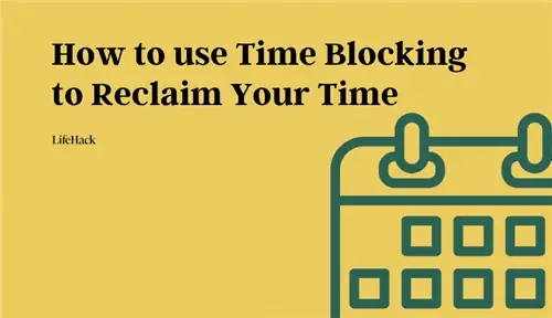 Как начать блокировку времени, чтобы восстановить свое время