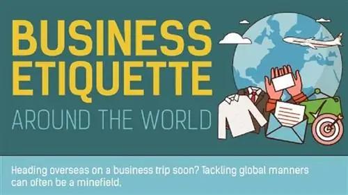 Разные деловые этикеты со всего мира в одной инфографике