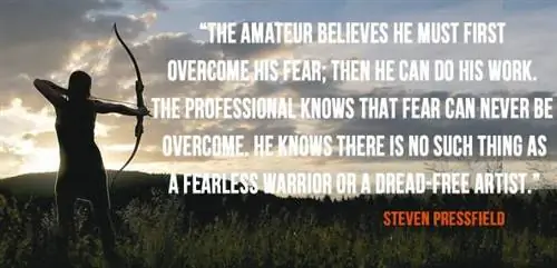 Стивен Прессфилд. Цитата из изображения.