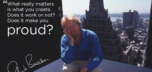 Советы Ричарда Брэнсона. Цитата из изображения.