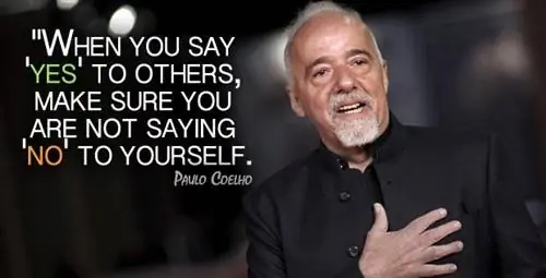 Пауло Коэльо говорит да цитата из картинки