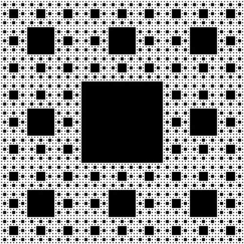 Повторяющийся квадратный фрактал