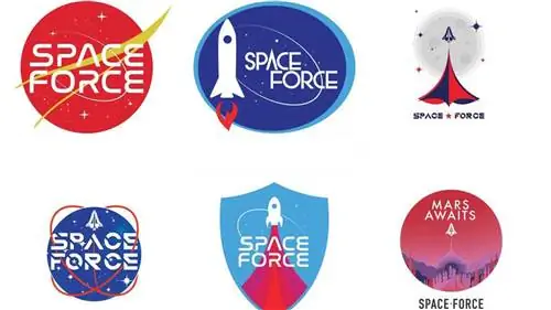 Первый приказ Космических Сил? Выберите один из этих логотипов, разработанных ПКК Трампа