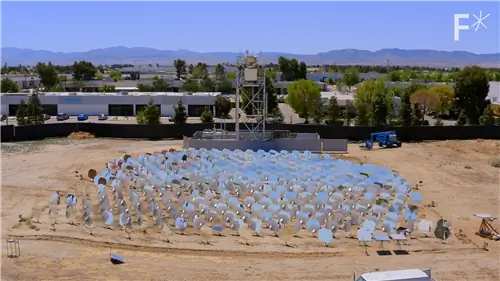 Гелиоген: концентрированная солнечная электростанция производит температуру 2700° F