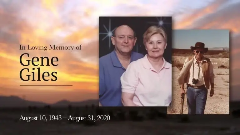 Памяти моего отца: Джин Джайлз