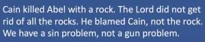 Насилие с применением огнестрельного оружия - повествование о Каине
