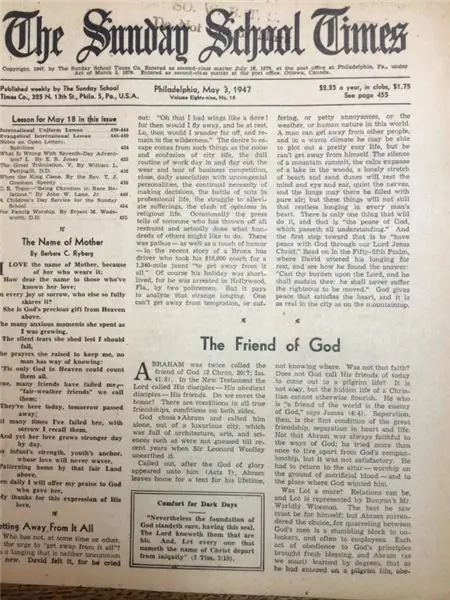 Как Федеральный совет церквей повлиял на The Sunday School Times