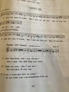 Что случилось, когда я спел псалом