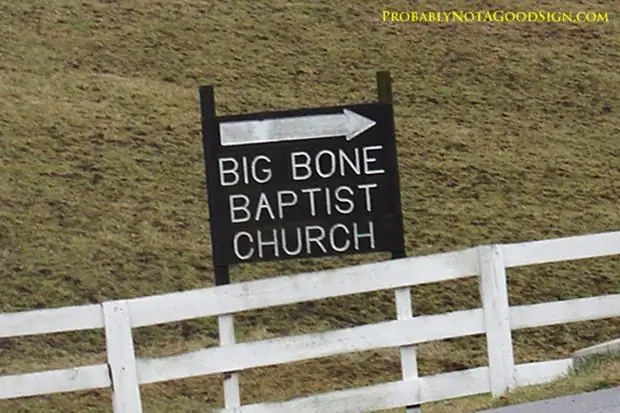 Church Sign Epic Fails, издание "Big Bone"