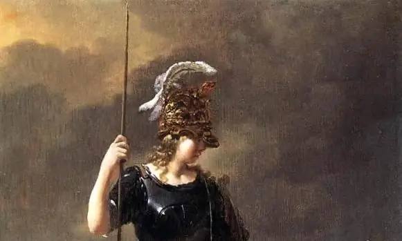 Афина Паллада посещает Инвидию, Карел Дюжарден, через Викисклад