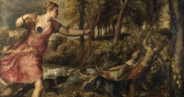 Артемида на охоте. Викисклад, отредактировано